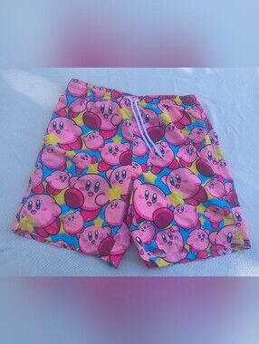 Nintendo Kirby Men's Swim Trunk Shorts